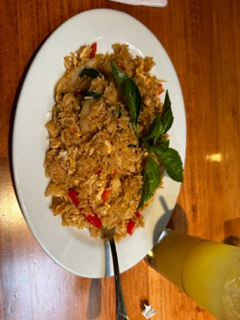 Basil chicken fried rice